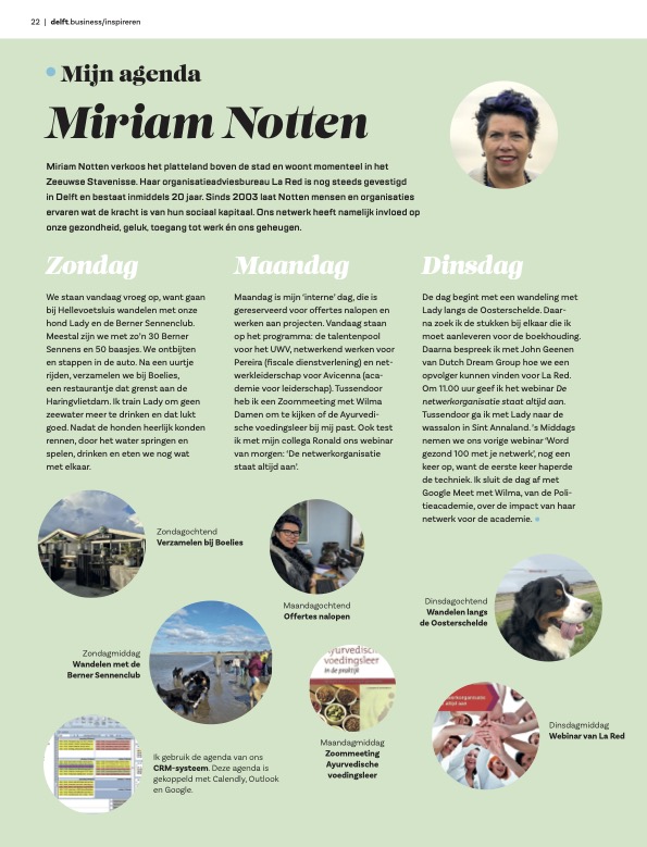 De agenda van Miriam Notten